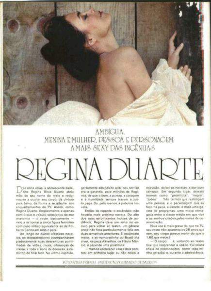 Regina Duarte Pelada - Video Regina Duarte Nua